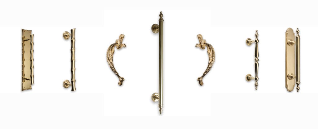 BrassArt traditional collection solid brass pull handles