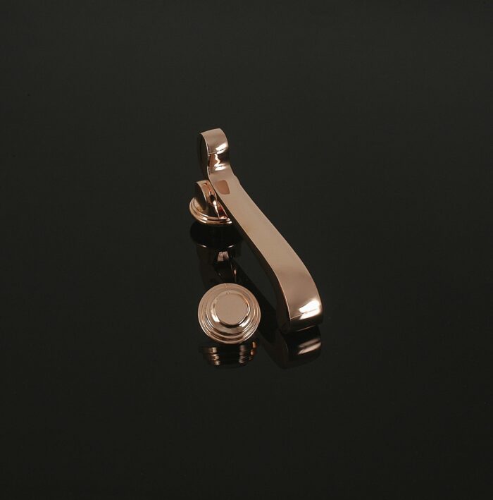 Picture of a Regency Princess Robe Hook on Rose finished in Antique Nickel colour.