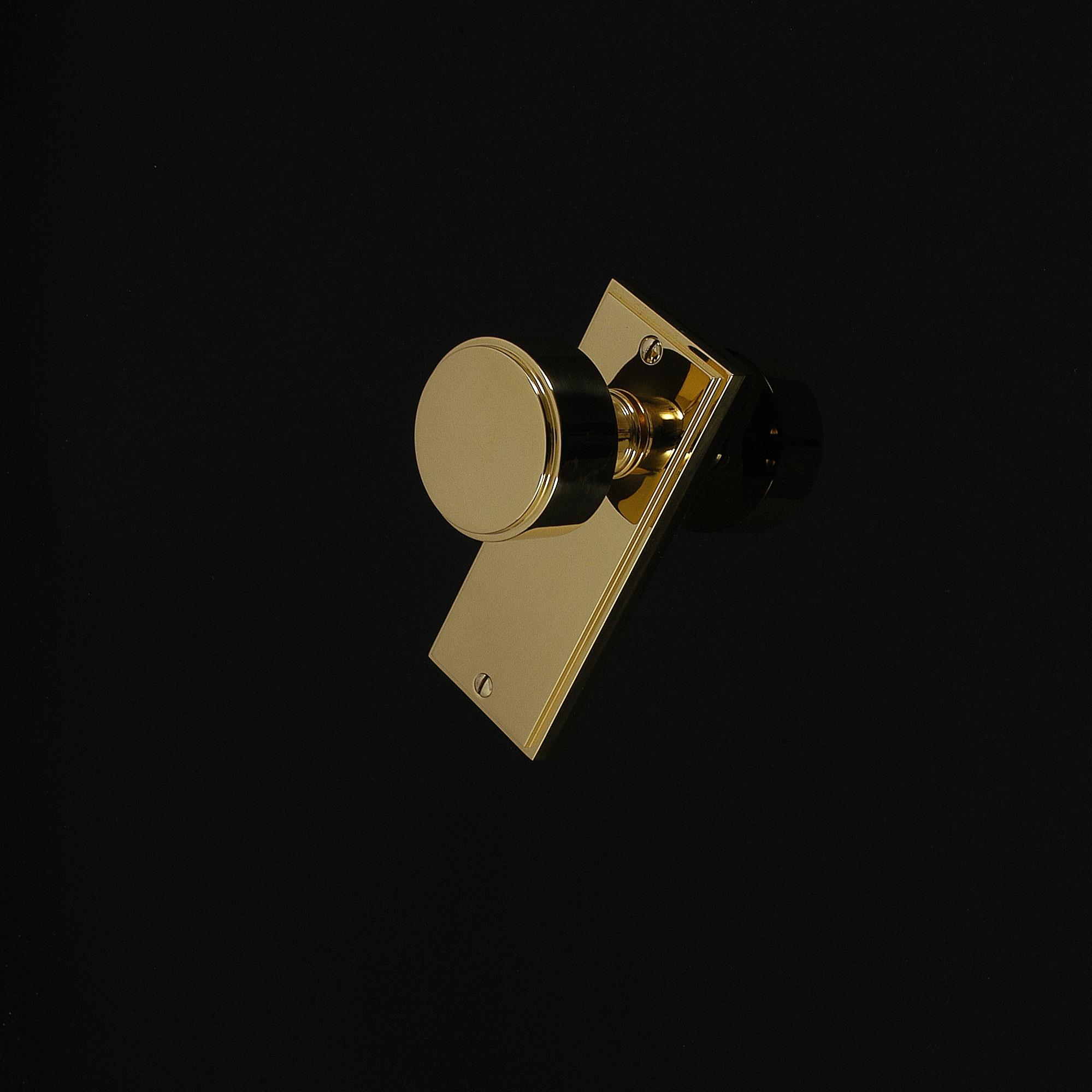 Compton Door Knob on Plate - Image 6
