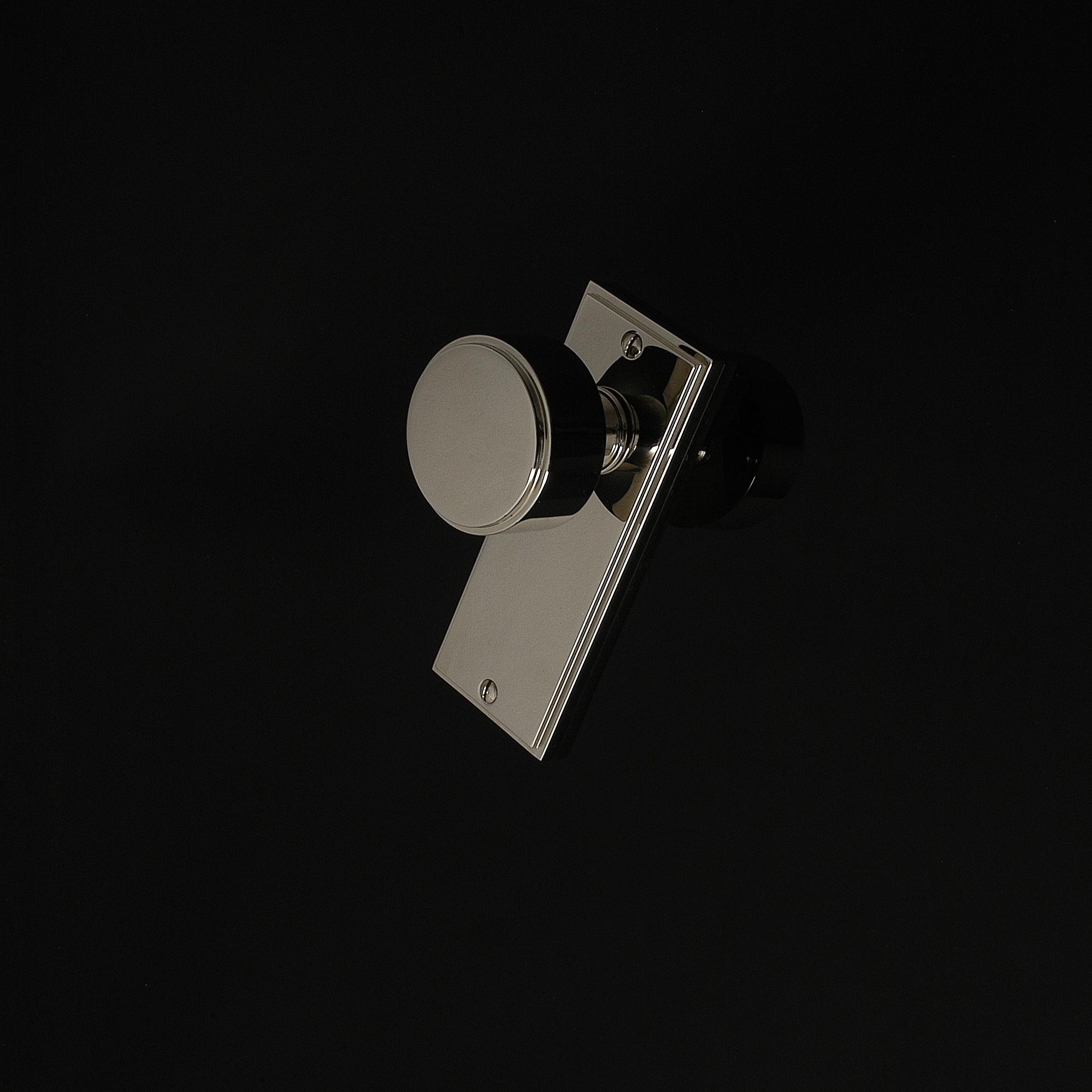 Compton Door Knob on Plate - Image 8