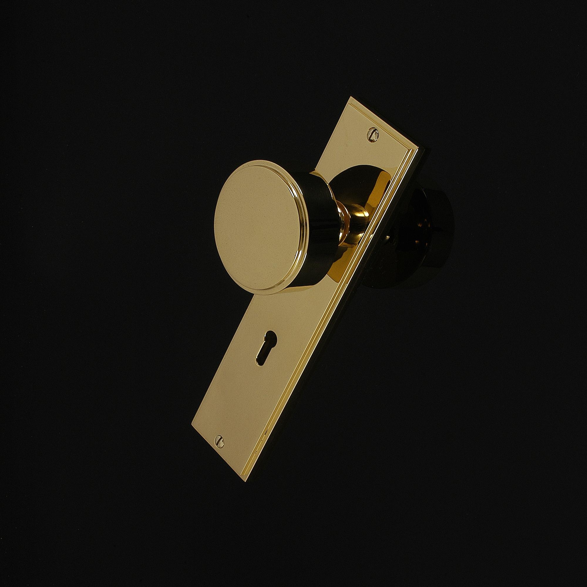 Compton Door Knob on Plate - Image 339