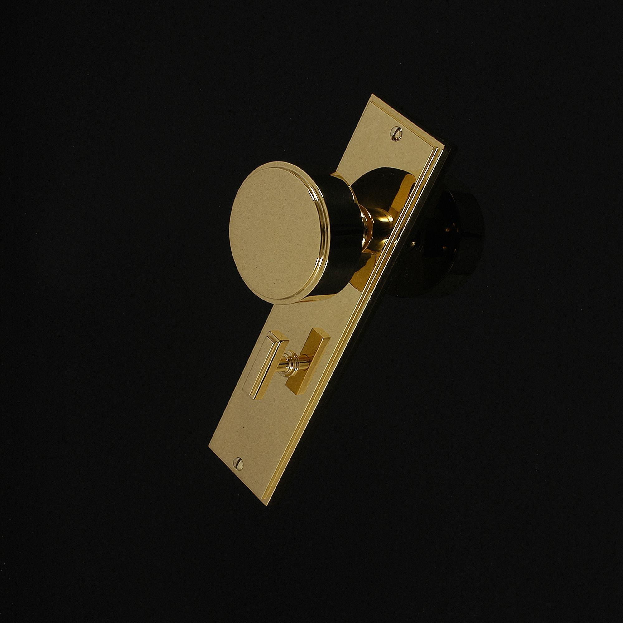 Compton Door Knob on Plate - Image 393