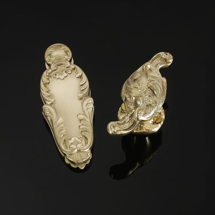 Louis XV Covered Privacy Lock