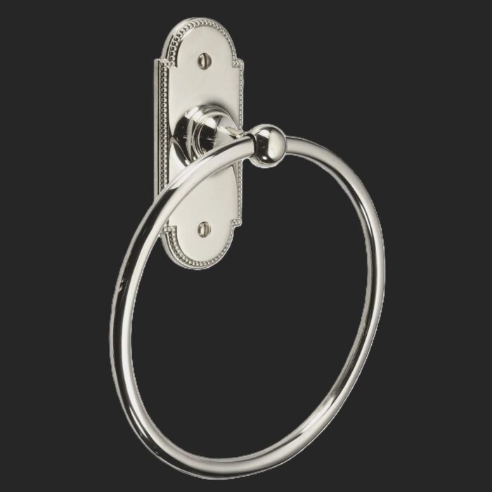 Princess Towel Ring on Plate