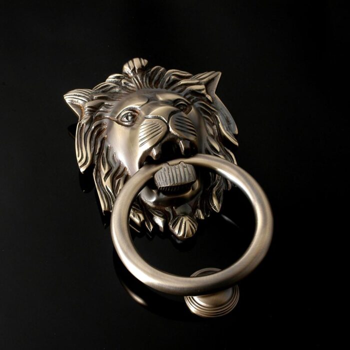 Lion Head Ring Knocker - Image 7