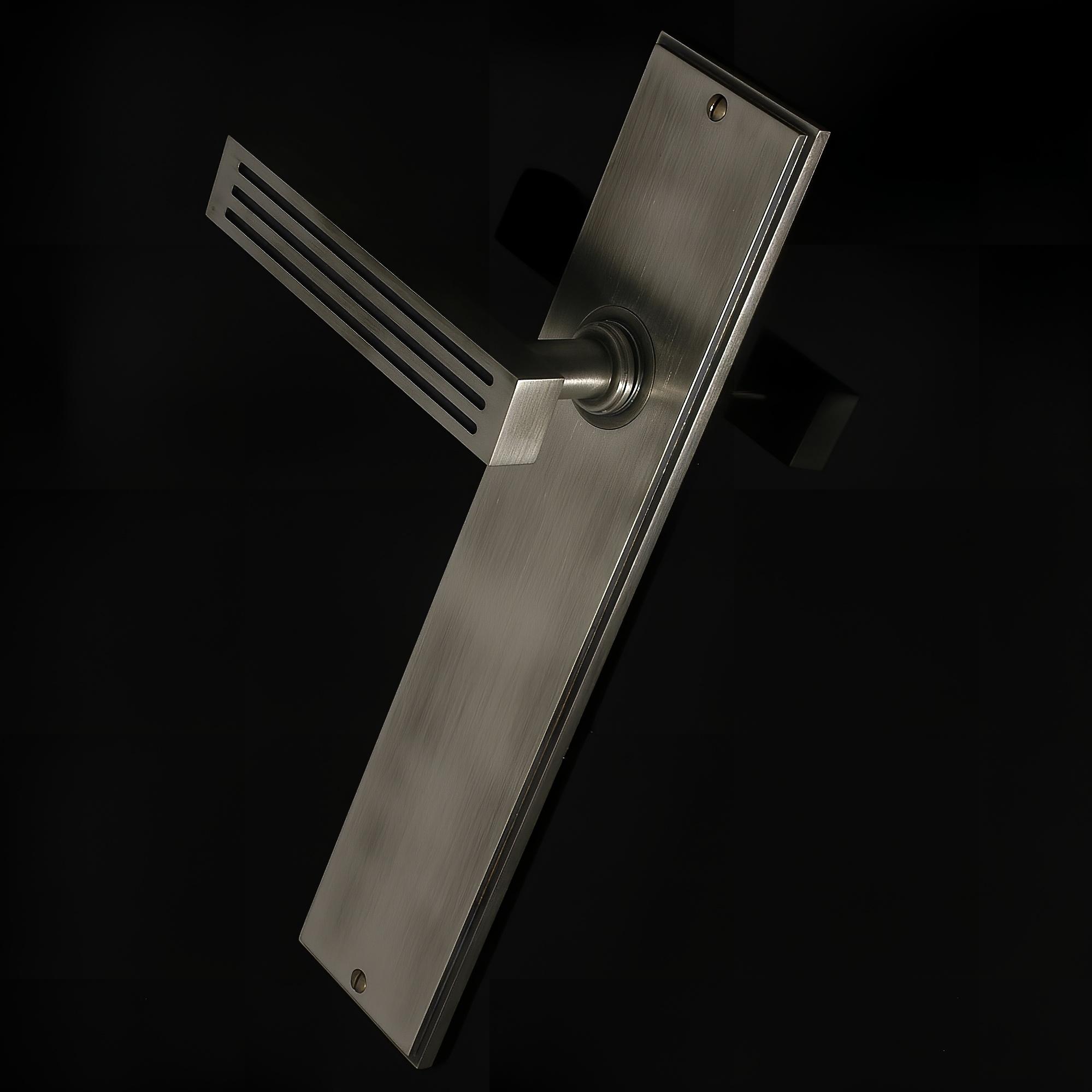 Bedford Door Handle on Plate
