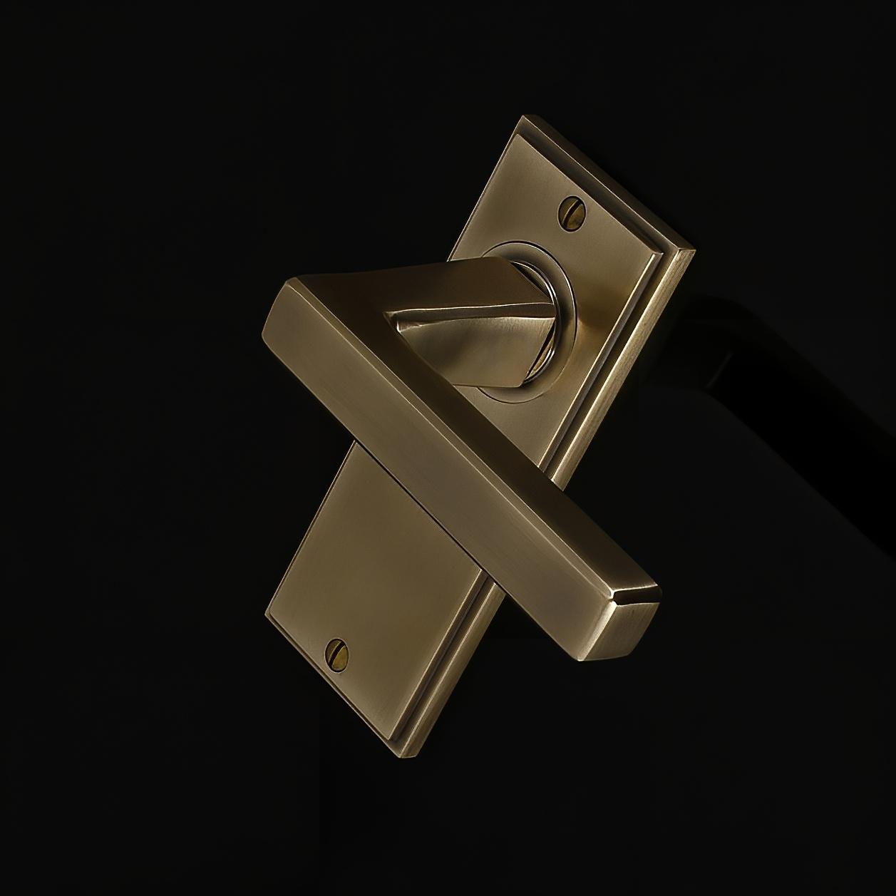 Ludlow Door Handle on Plate