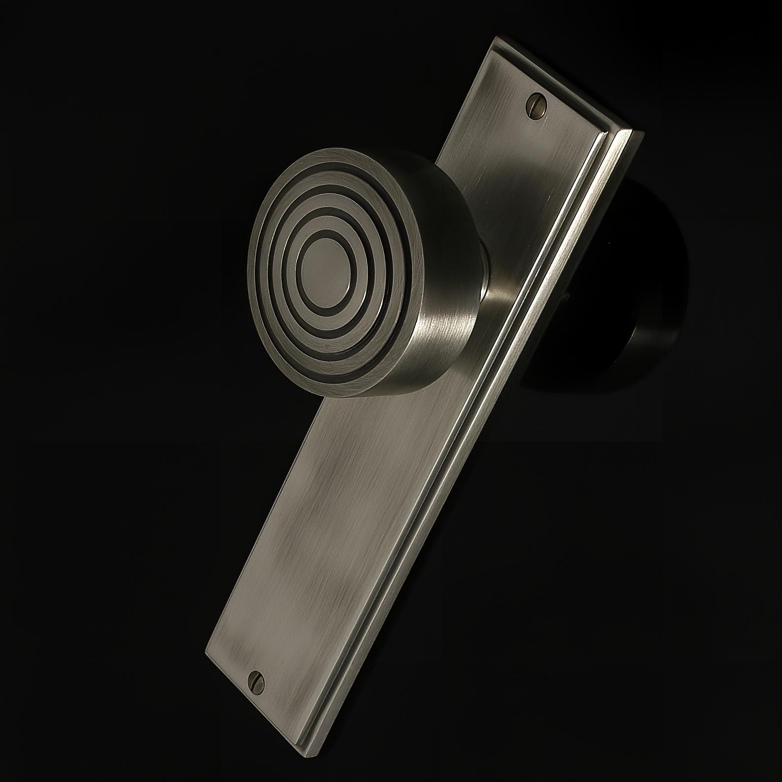Burford Door Knob on Plate