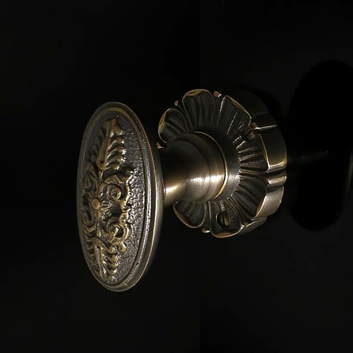 Louis XV 141 Door Knob on Rose