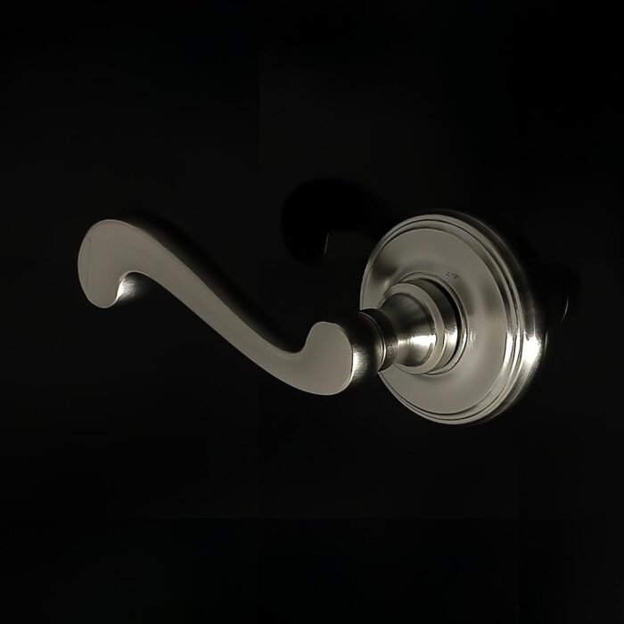 Constable Flatline Door Handle on Rose