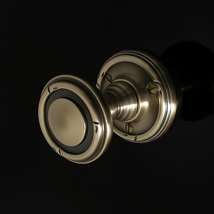Bamboo Door Knob on Rose