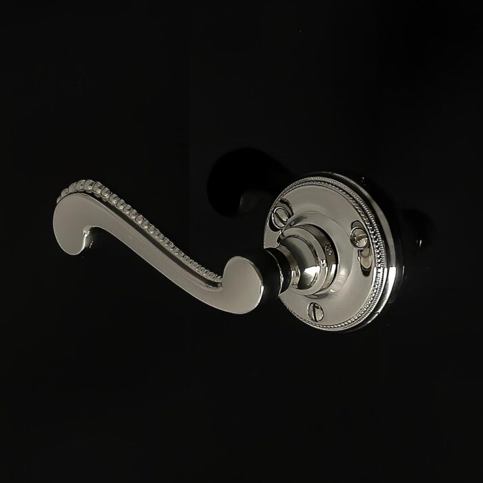 Princess Flatline Door Handle on Rose